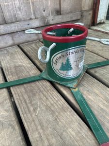 Adjustable Metal Christmas <b>Tree</b> <b>Stand</b> for Natural and Artificial <b>Trees</b> - Product Image 2