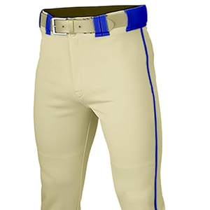 Pantalon de baseball professionnel Vornex pour homme, rayé bleu kaki, taille élastique, respirant, pour entraînement sportif, toutes tailles, vente en gros - Product Image 5
