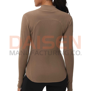 Women Equestrian <b>Base</b> <b>Layer</b> Custom <b>Long</b> <b>Sleeve</b> Outdoor Sports Breathable Quick Dry Horse Riding Shirt OEM Supply - Product Image 5