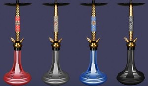 SHISHA YUOTO 2502 WILDER - Juego de Cachimba de Lujo de Acero Inoxidable Premium con Iluminación LED y Caja de Regalo para Fiestas - Exportación y Venta al por Mayor - Product Image 4