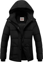 Manteau d'hiver long matelassé pour femme avec capuche en fourrure, fermeture éclair, manches longues, rembourrage épais en polyester, couleur unie