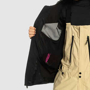 Chaqueta de Esquí para Hombre con Capucha, Calefactable, Impermeable (10.000 mm), Relleno Sintético de 220 g, Cortavientos, de Softshell, Estampada, de Alta Calidad, Superventas - Product Image 6