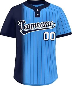 Camiseta de Béisbol de Verano con Estampado Tribal Polinesio de Fiyi y Tonga, Personalizada al por Mayor, Talla Grande, Unisex, Uniforme para Hombre, 1 MOQ - Product Image 5