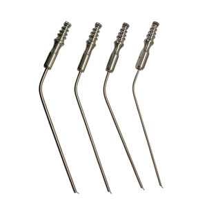 Nouvelle arrivée en acier inoxydable Frazier canule d'aspiration mastoïdien Tube d'aspiration coudé 7 pouces 18cm pointe d'aspiration pour ENT Neuro général - Product Image 1