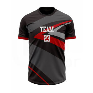 Vente en gros de maillots de football OEM kits de football personnalisés en usine fournisseur en gros d'uniformes d'équipe en polyester léger avec logo et impression numérique - Product Image 1