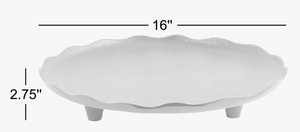 Plateau de service décoratif rond en métal doré de luxe avec pieds, plat central moderne pour la décoration de la maison, hôtel, restaurant, cadeau - Product Image 2