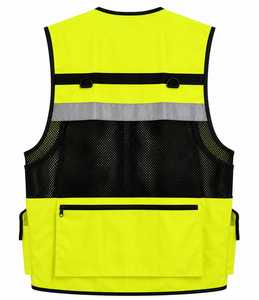 Gilet de sécurité personnalisable pour hommes avec logo sur mesure - Product Image 2
