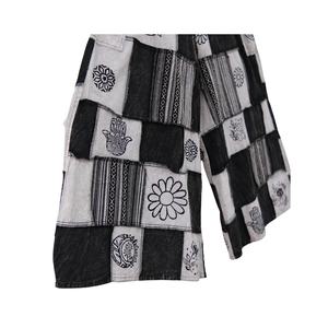 Pantalon Palazzo en Rayonne Patchwork Super Vente Jaiftextiles 100% Rayonne Personnalisé Doux Style Pêcheur Unisexe Bureau Été - Product Image 2