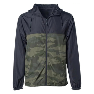 Nouvelles vestes coupe-vent tendance pour hommes, personnalisables avec logo, en toile, à fermeture éclair frontale, de haute qualité, imperméables et résistantes au vent, très vendues - Product Image 4