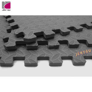 UKAS Certified Customizable Color EVA <b>Gym</b> <b>Mats</b> 60x60cm 1.2cm Thick Leaf Pattern Non-Slip Training Floor Protective <b>Flooring</b> - Product Image 2