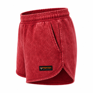 Shorts délavés pour femmes, best-seller, respirants, coupe ample, en coton léger, en promotion - Product Image 2