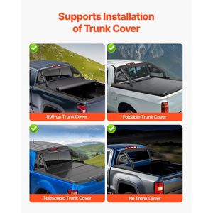 รางเหล็กคาร์บอนแบบปรับได้สำหรับรถบรรทุกขนาดกลางระบบไฟเบรค LED แบบม้วนได้สำหรับรถบรรทุกขนาดกลาง - Product Image 3