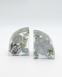 Designer Resin Bookends Luxury Decorative <b>Book</b> <b>Holder</b> For Living Room Office Bookshelf And Study Area - Product Image 2