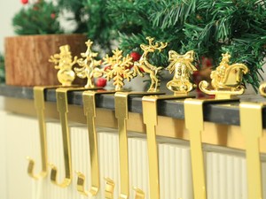 Christmas <b>Stocking</b> Hanger Hook, <b>Stocking</b> <b>Holder</b>, Christmas Home Decor,Heavy Duty Mantel Decor feltsocks - Product Image 5