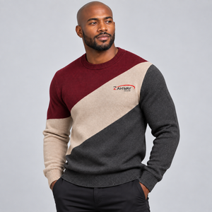 Premium <b>Men</b> Winter <b>Sweater</b> With Soft Knit Fabric Flexible Fit Warm Construction Long Sleeves Ribbed Hem Casual <b>Sweaters</b> <b>For</b> <b>Men</b> - Product Image 4