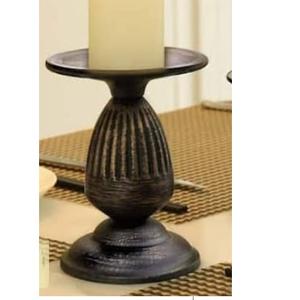 Support de bougie en métal sur mesure avec finition dorée, fait main, décoratif, pour table - Product Image 6