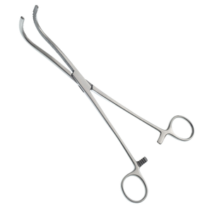 Mayo Guyon Kidney <b>Clamp</b> 9-1/4″ Double Curved Serrated Jaws Stainless Steel Surgical Urology Hemostatic Forceps Instrument - Product Image 3