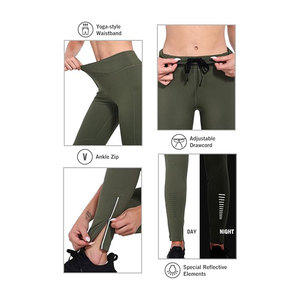 Meilleures ventes Leggings tricotés taille haute avec poches, grande taille, pour entraînement, gym, fitness, yoga, respirants, sans coutures, 100% coton - Product Image 5