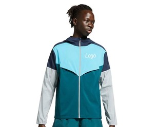 Men Warm <b>Up</b> Training <b>Jacket</b> Athletic Full <b>Zip</b> Sportswear Lightweight Stand Collar Long Sleeve <b>Gym</b> Running Track Outerwear - Product Image 1