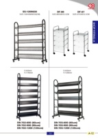 Porte-vêtements métallique sur roulettes à 4 roues pour cuisine et garage – Vente en gros