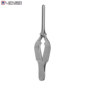LEES 25cm <b>Right</b> <b>Angled</b> Atraumatic Winklig Bronchus <b>Clamp</b> Manual Surgical Thoracic Medic Instruments with MOL Safety Standard - Product Image 3