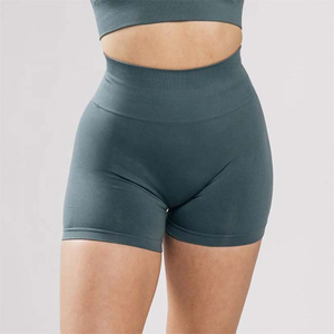<b>Women</b> Yoga <b>Shorts</b> <b>With</b> <b>Pockets</b> High Waist Workout Fitness Running Activewear Stretch Gym Sports Exercise <b>Shorts</b> Breathable Quick - Product Image 2