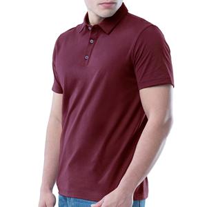 Camisa Polo con Cuello Acanalado, Corte Entallado, Estilo Casual de Negocios, Personalizable con Marca - Product Image 1