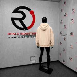 Beige Oversized Zip Up <b>Hoodie</b> With Self Made <b>Orange</b> Graphic Print Unisex Streetwear Loose Fit Casual Hooded Sweatshirt Fashion - Product Image 4