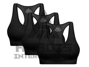 Soutien-gorge de sport pour femme au design optimal, personnalisé, nouvelle qualité, prix bas, soutien moyen, sans coutures - Product Image 4