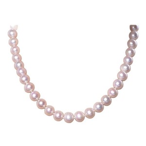 Collar de Perlas de Agua Dulce Blancas de 10-11 mm, Perlas Redondas Completas con Caja de Regalo - Product Image 5