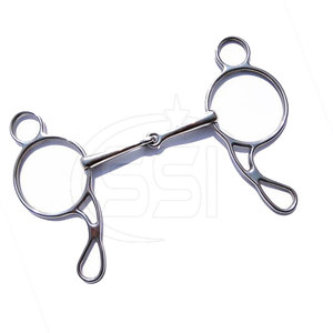 Premium Stainless Steel Horse <b>Gag</b> <b>Bit</b> Engineered for Strength Offering Dependable Performance in Riding Activities - Product Image 3