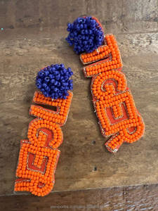 Aretes de Bruja de Halloween con Cuentas Hechas a Mano, Estilo Bohemio, Color Negro y Naranja, Joyería para Disfraces de Fiesta para Mujer - Product Image 5