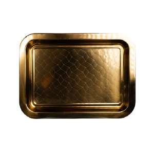 Assiettes de service en métal de qualité standard, design exclusif, toutes tailles, pour restaurant, maison, hôtel - Product Image 1