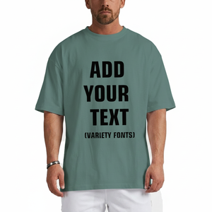 Camiseta Personalizada GSM 100% Algodón, Camiseta Extra Grande de Alta Calidad para Hombre - Product Image 1