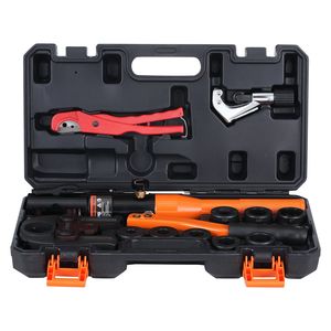 Outil de presse à entraînement hydraulique pour tuyaux en cuivre et PEX 1/2 \ "3/4 \" 1 \ "mâchoires anneau en cuivre conforme aux normes ASTM F1807 - Product Image 1