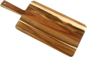 Handmade rustic wooden chopping board with strong thick <b>wood</b> design perfect for chopping cutting <b>slicing</b> vegetables fruits meat - Product Image 3