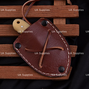Cuchillo de Caza de Acero de Damasco de Grado Industrial UA Supplies, Hoja Recta, Mango de Madera, Cuchillo Utilitario EDC para Supervivencia al Aire Libre - Product Image 2