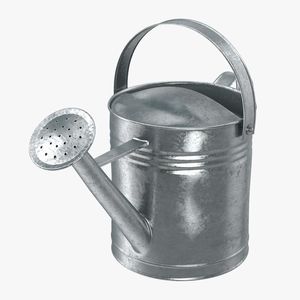 Regadera clásica de metal para jardinería, diseño con boquilla larga y curva, mango equilibrado, revestimiento resistente al óxido, uso duradero. - Product Image 5