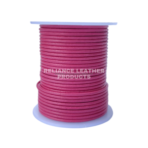 Ad- Grey Cordon en cuir rond Premium Full Grain Leather 1mm-8mm Tailles personnalisées Couleurs pour bijoux Artisanat Accessoires DIY - Product Image 2