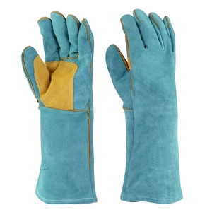 2026 Heavy-Duty Waterproof and Anti-Slip Safety Welding <b>Gloves</b> XL Size Oven Protective Leather Working <b>Gloves</b> Heat Resistant - Product Image 6