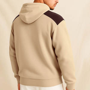 Sudadera con Capucha Personalizada OEM de Poliéster/Algodón para Hombre, Estilo Urbano, Oversize, Hiphop, con Capucha y Diseño de Hombros Caídos - Product Image 3