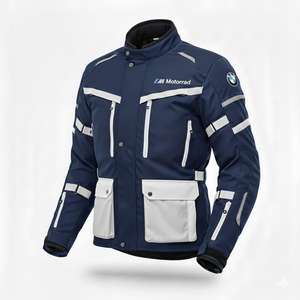 Veste d'aventure bleue pour homme BM GS R1300 GTX, 4 saisons, imperméable, Cordura, textile 3 couches, Motorrad Rallye GS Offroad/Touring - Product Image 1