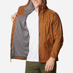 Custom Wind <b>Jackets</b> Men's Zip up <b>Winter</b> Rain Coat Waterproof <b>Running</b> Golf Mountain Biking Hood Lightweight Windbreaker <b>Jacket</b> - Product Image 3