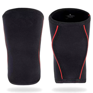 Customized Durable Breathable Elastic Cotton Neoprene Polyester Sports Knee Sleeve Outdoor <b>Support</b> Guard <b>Ankle</b> Wrist Weights - Product Image 5