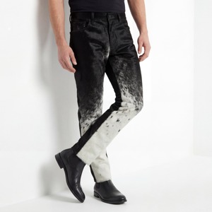 <b>Mens</b> Cowhide <b>Leather</b> Straight Canvas Casual Pants Premium <b>Trousers</b> Modern Everyday Wear Private Label Factory Direct OEM - Product Image 6