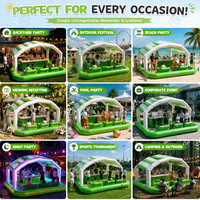 Bar de piscine gonflable extérieur pour jardin, pub gonflable personnalisé, grande tente de fête avec bar et sièges pour événements