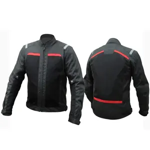 जाल Windproof मोटरसाइकिल जैकेट, मोटर साइकिल की सवारी Cordura टूरिंग जैकेट थोक Cordura मोटरसाइकिल जैकेट कस्टम लोगो