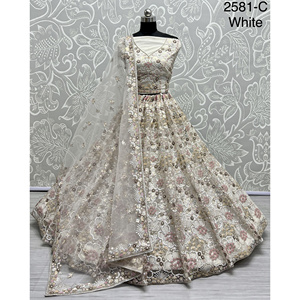 ชุดเจ้าสาวอินเดียกำมะหยี่คอลเลกชันสำหรับเจ้าสาวกับงาน zarkhan รุ่น fabzone fzbella - Product Image 2