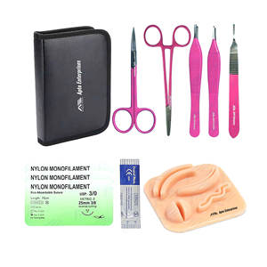 Coudre les plaies et manipuler les instruments chirurgicaux Kit de pratique de suture Instruments médicaux chirurgicaux Instruments médicaux Outils - Product Image 1