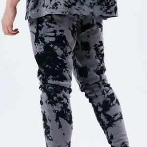 High Quality Men Winter Tracksuit <b>Sets</b> Sports Custom <b>Tie</b> <b>Dye</b> Wash Activewear 100% Cotton 2 Piece <b>Set</b> Wholesale Price - Product Image 4